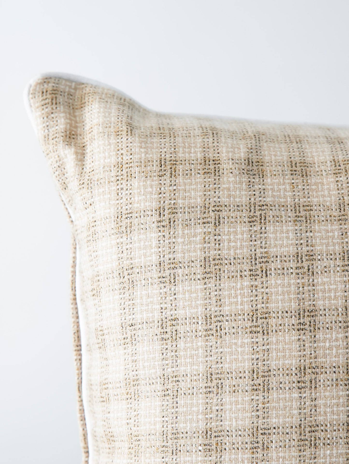 Tweed Plaid Pillow