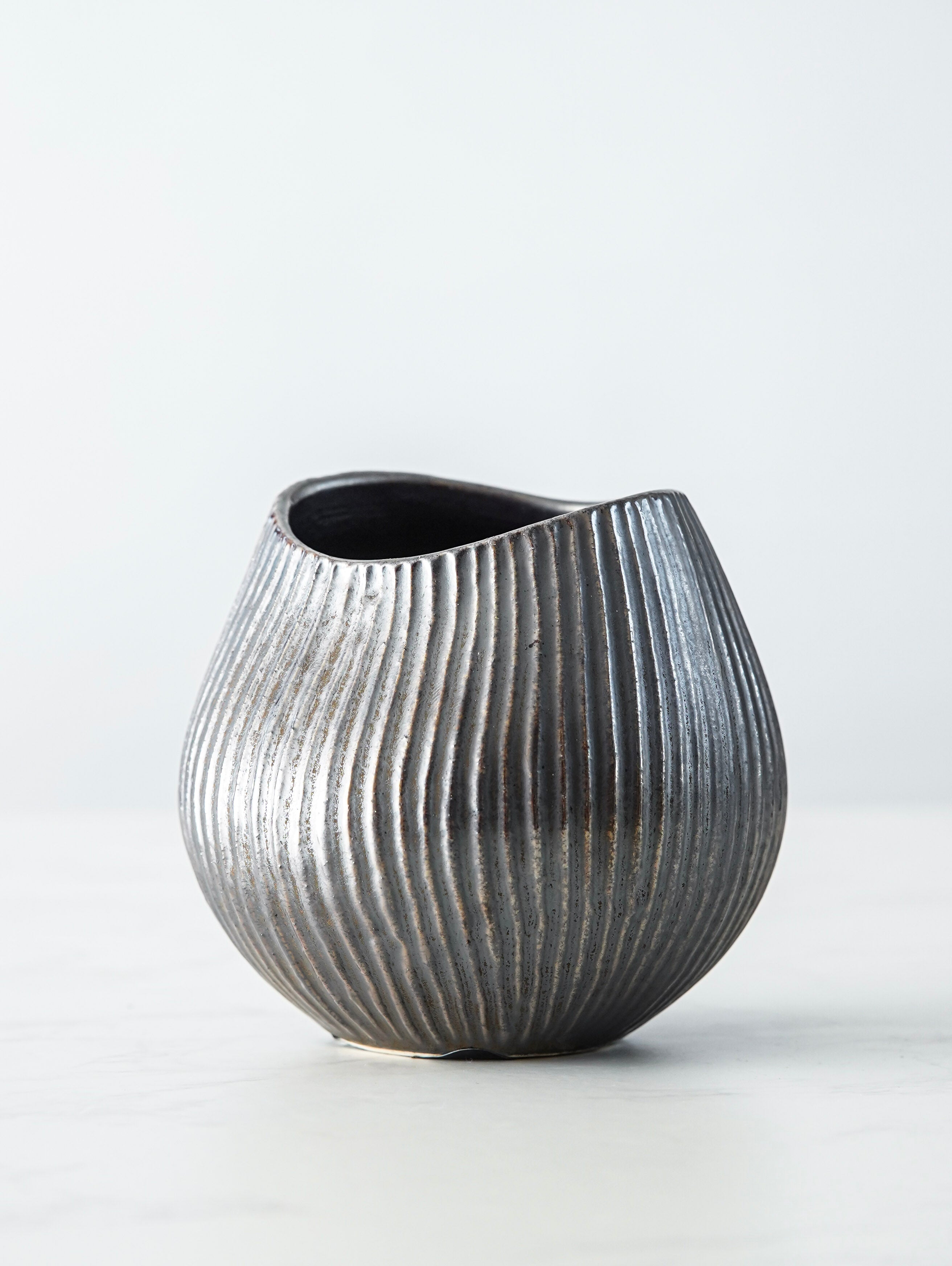 Ribbed Votive Holder/Vessel