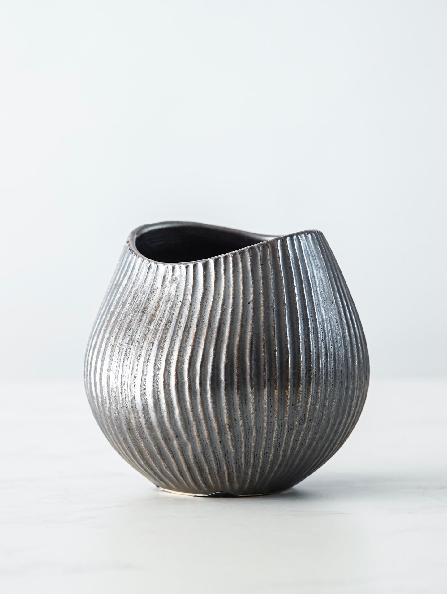 Ribbed Votive Holder/Vessel