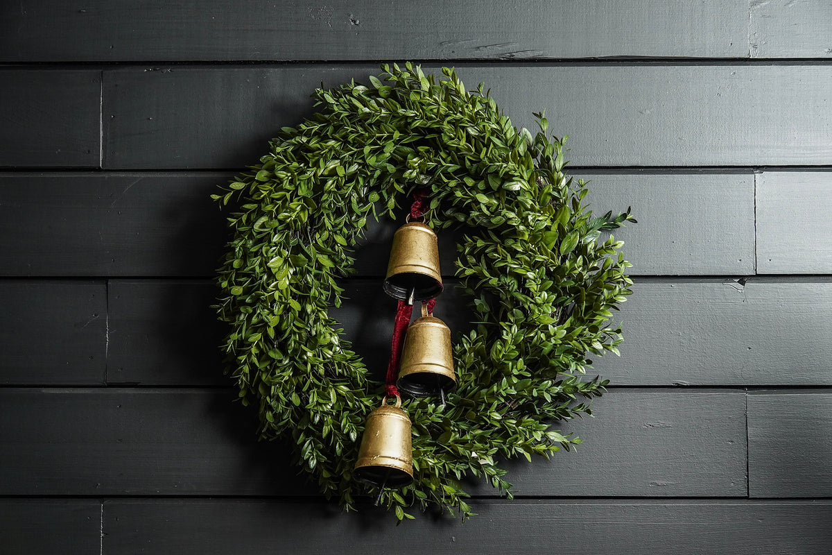 Faux Boxwood Wreath