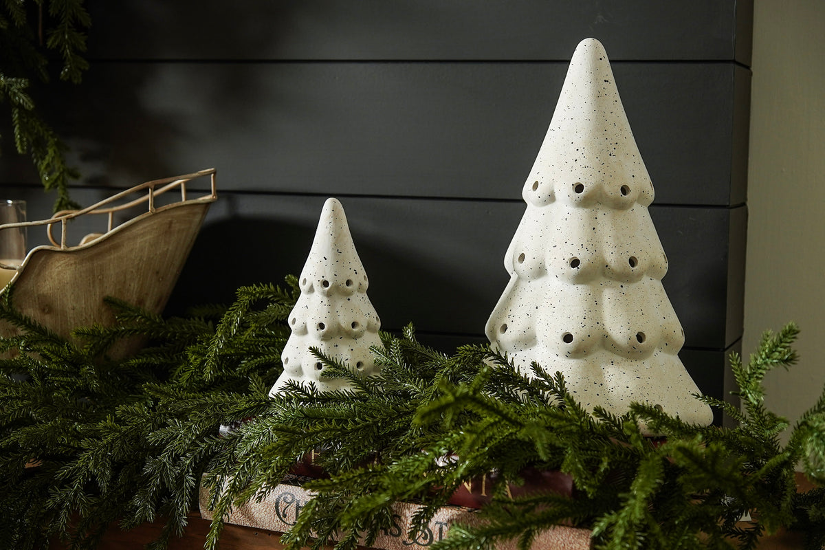 Everly Ceramic Luminary Trees
