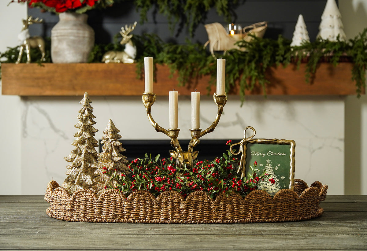 Golden Christmas Styled Look