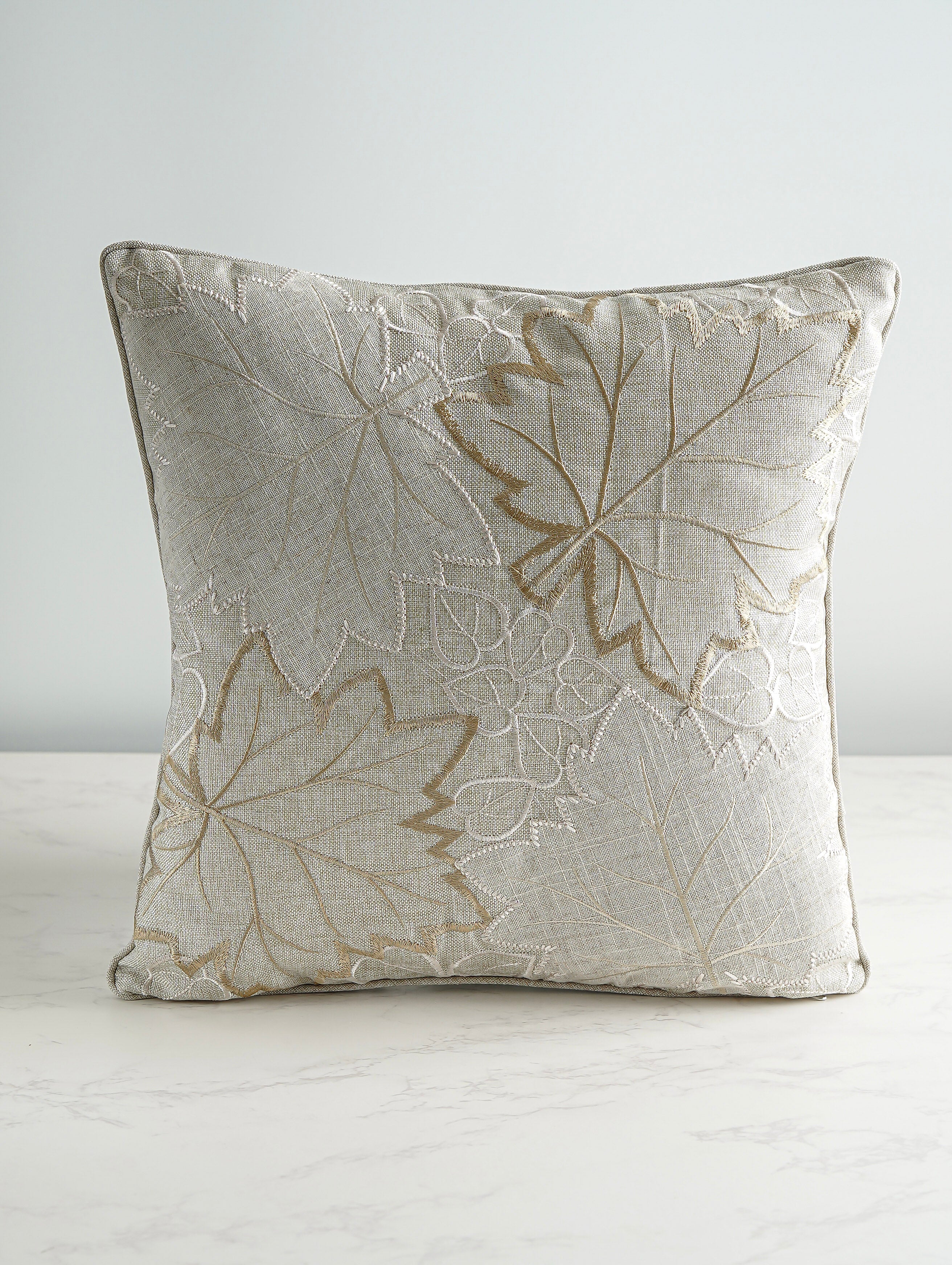 Leaf Cutout Pillow