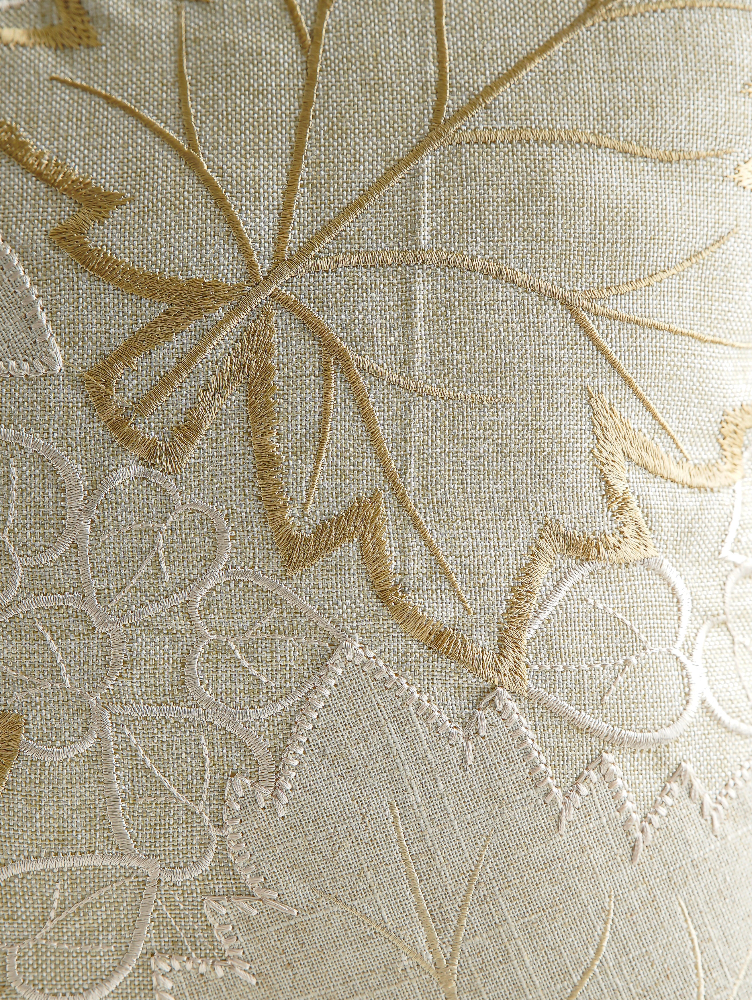 Leaf Cutout Pillow