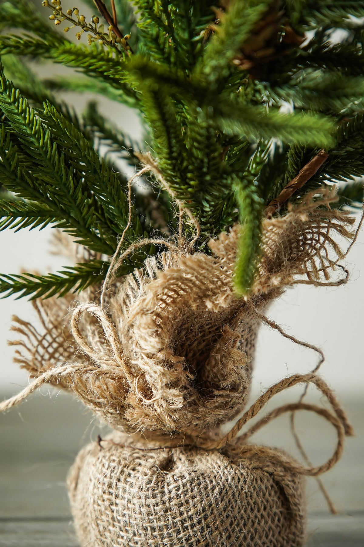 Real Touch Pine Tree with Pinecones