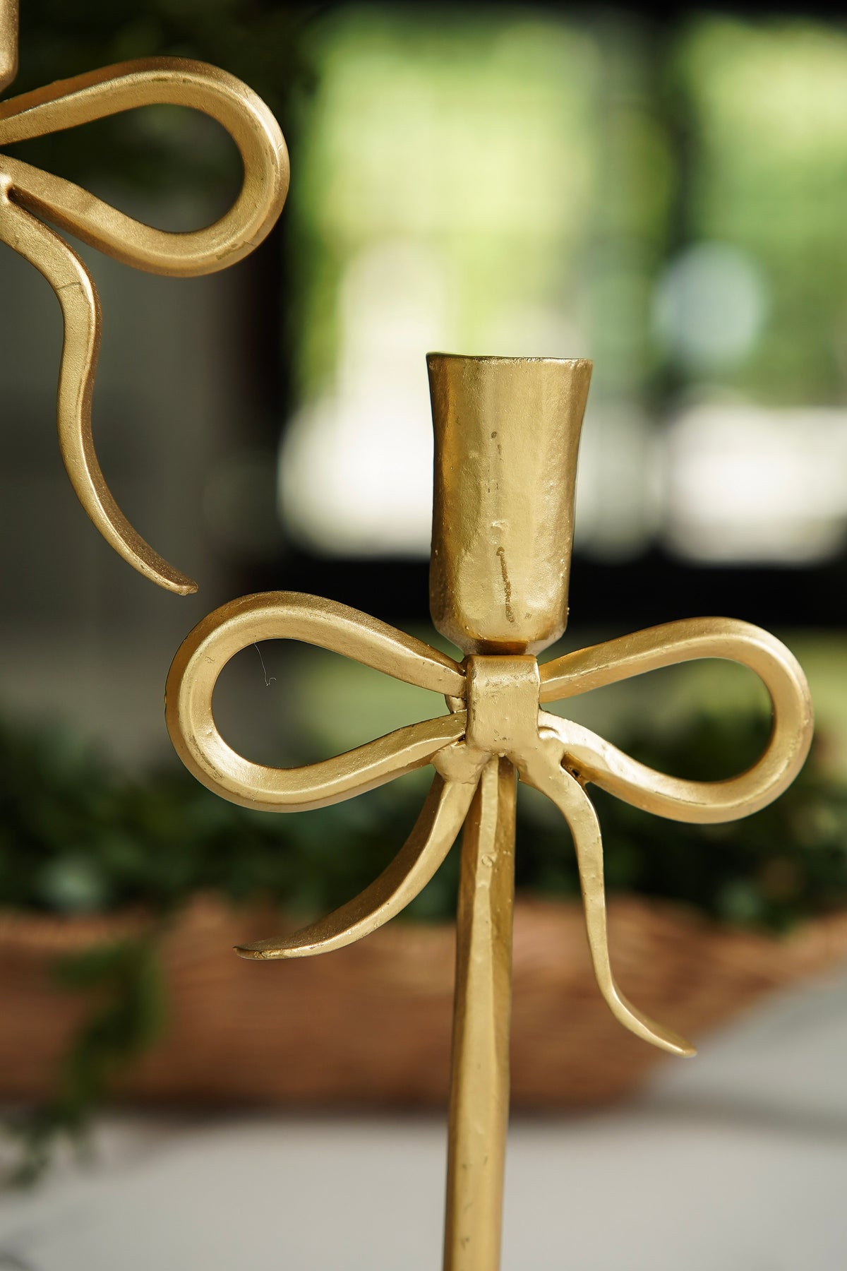 Evergreen & Gold Styled Look