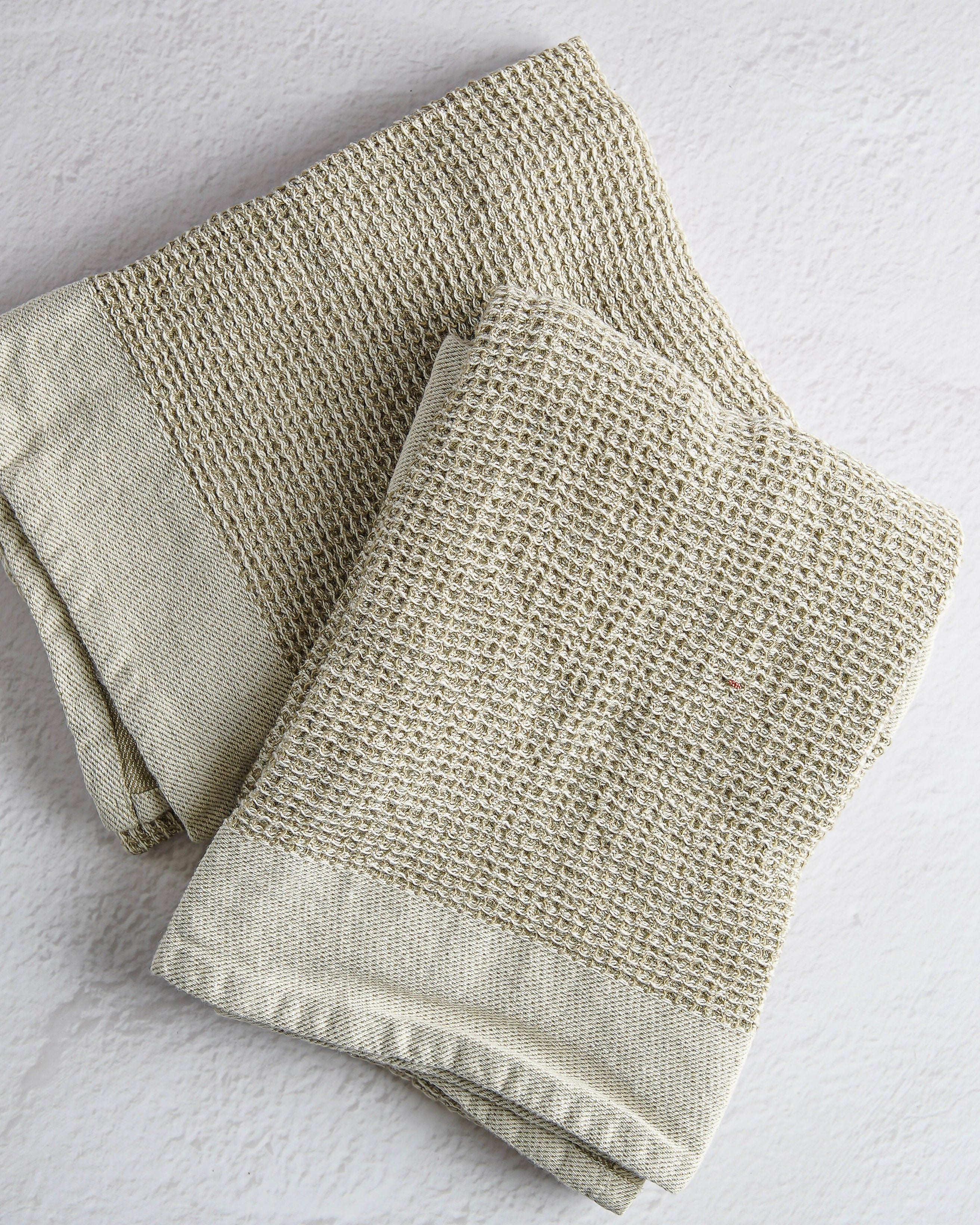 Natural Waffle Weave Towel Set