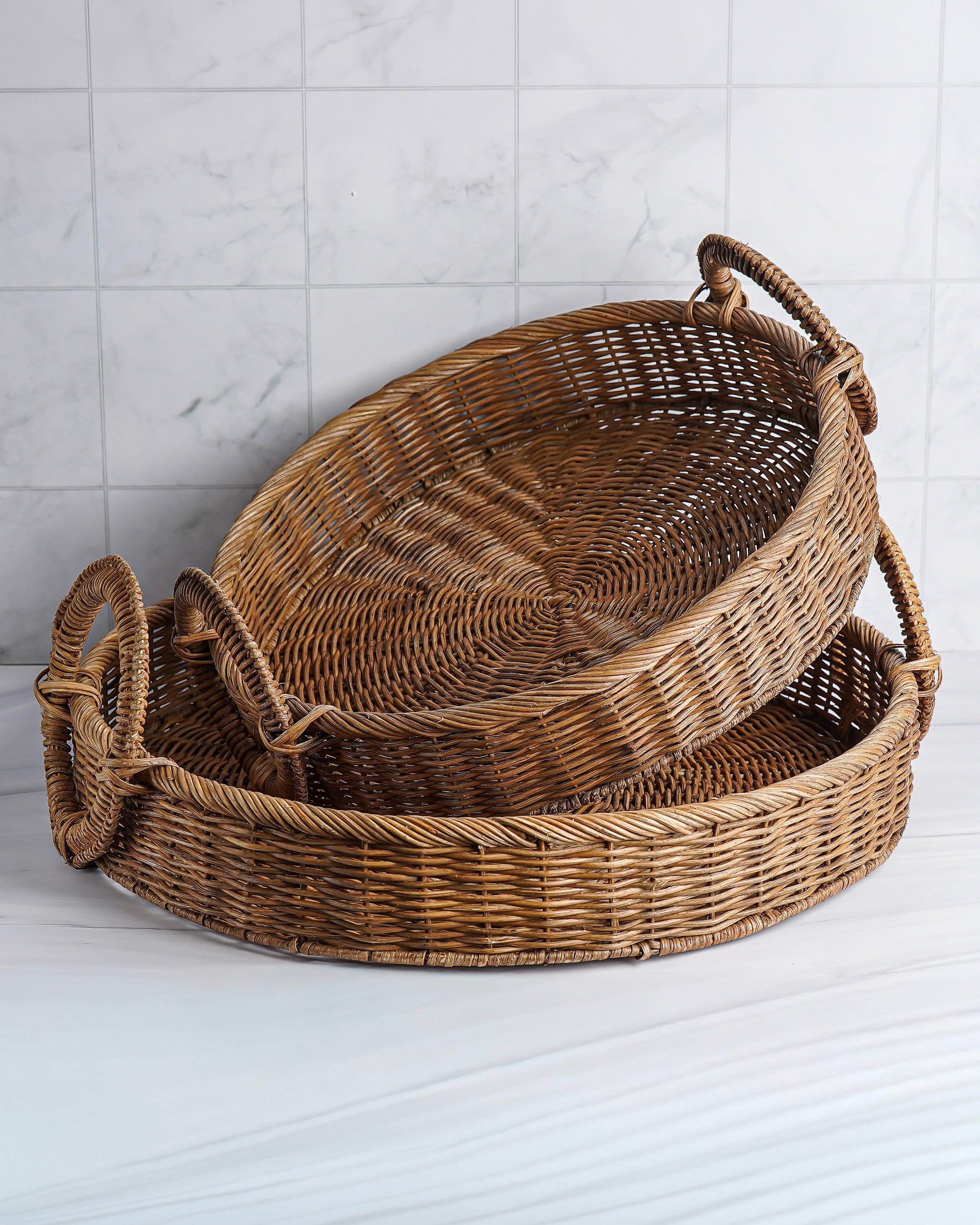 Penelope Woven Rattan Tray