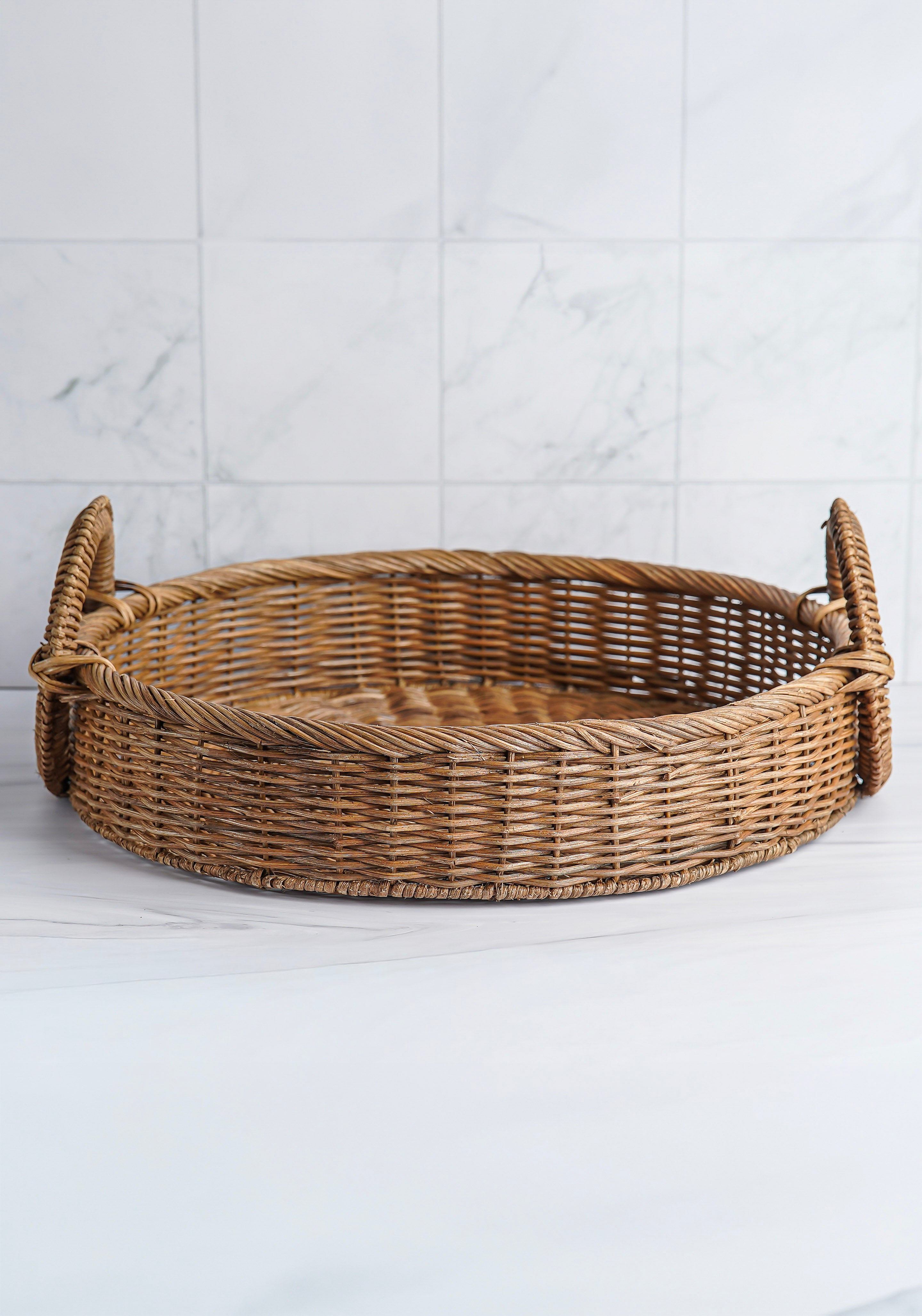 Penelope Woven Rattan Tray