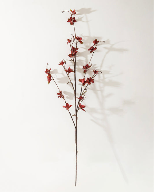 Burgundy Magnolia Blossom Spray