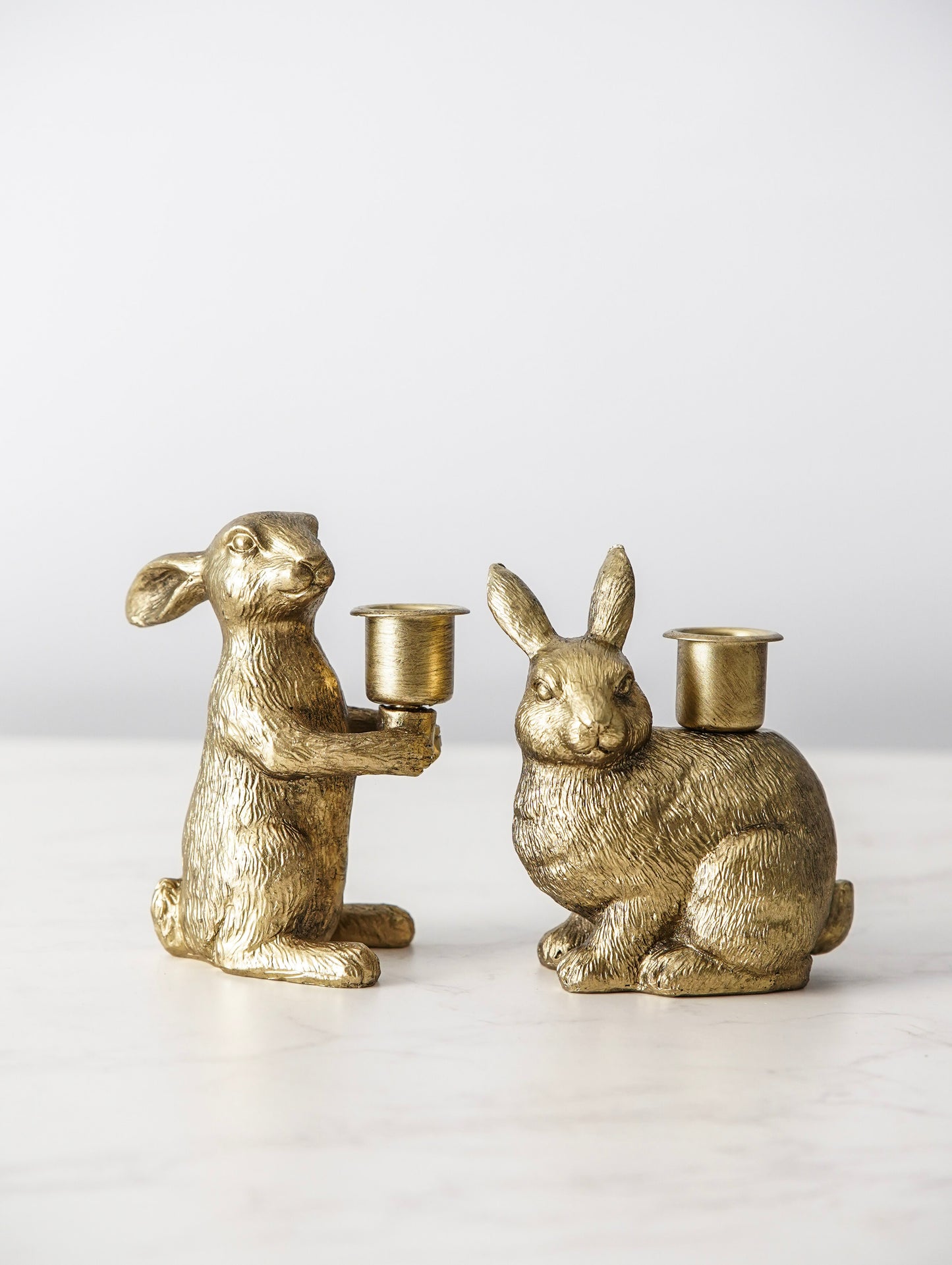 Bunny Taper Candle Holder Set