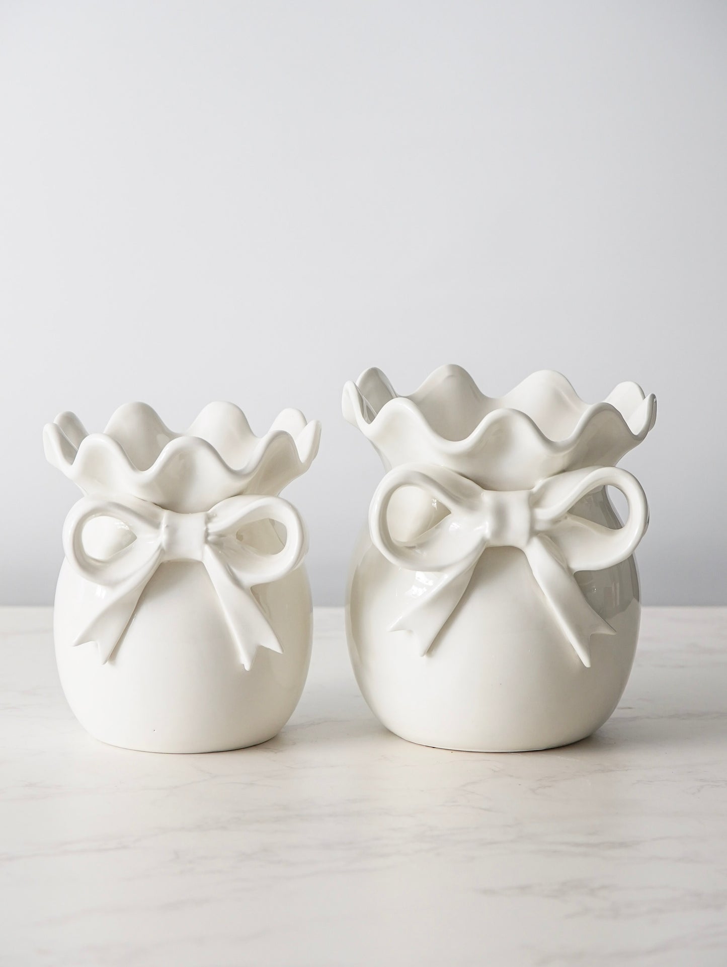 Cleo Ceramic Bow Vase