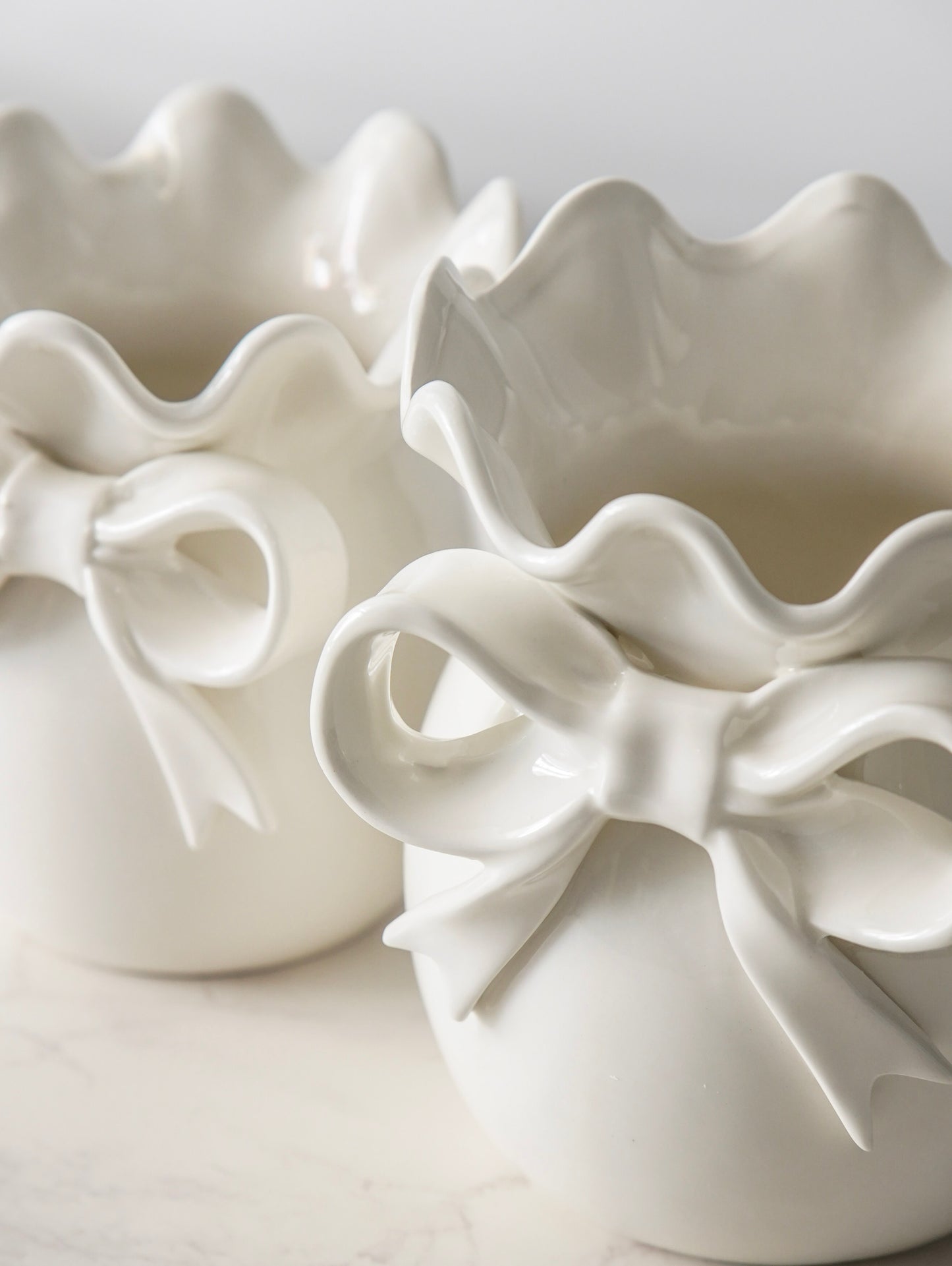 Cleo Ceramic Bow Vase