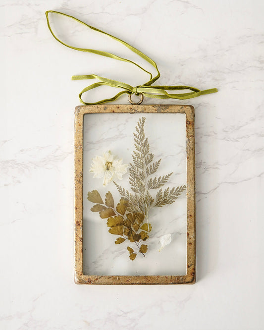 Pressed Botanical Glass Frame