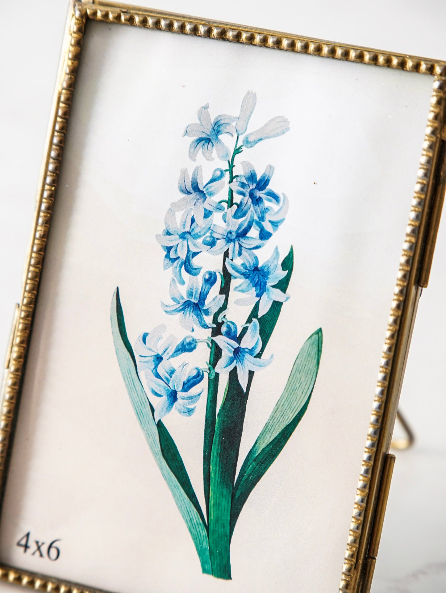 Antique Brass Standing Frame