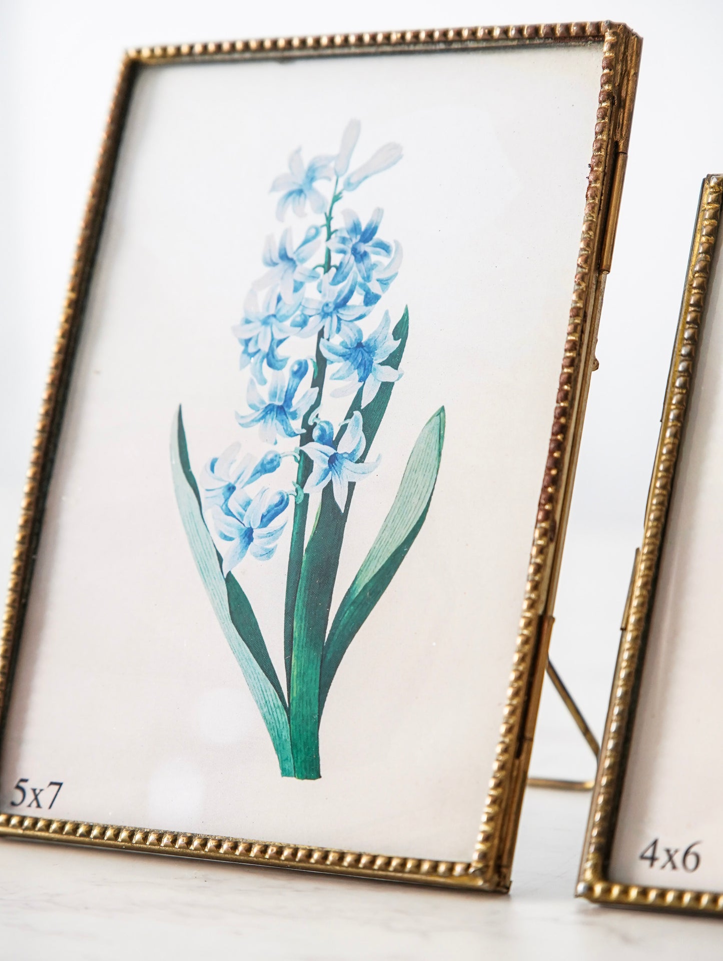 Antique Brass Standing Frame