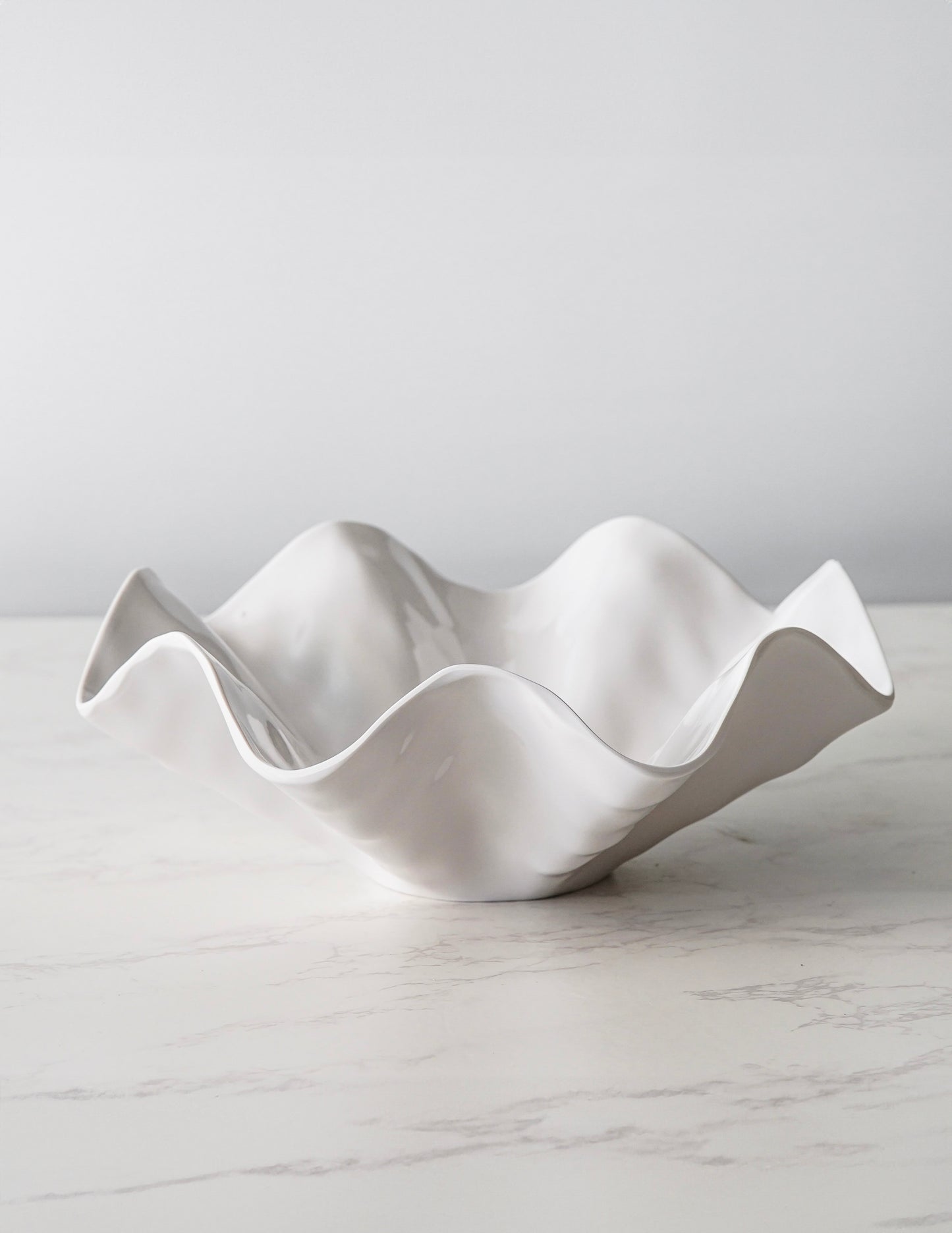 Ruffled Melamine Bowl