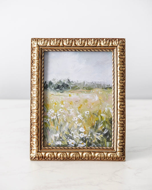 Celeste Antique Gold Photo Frame