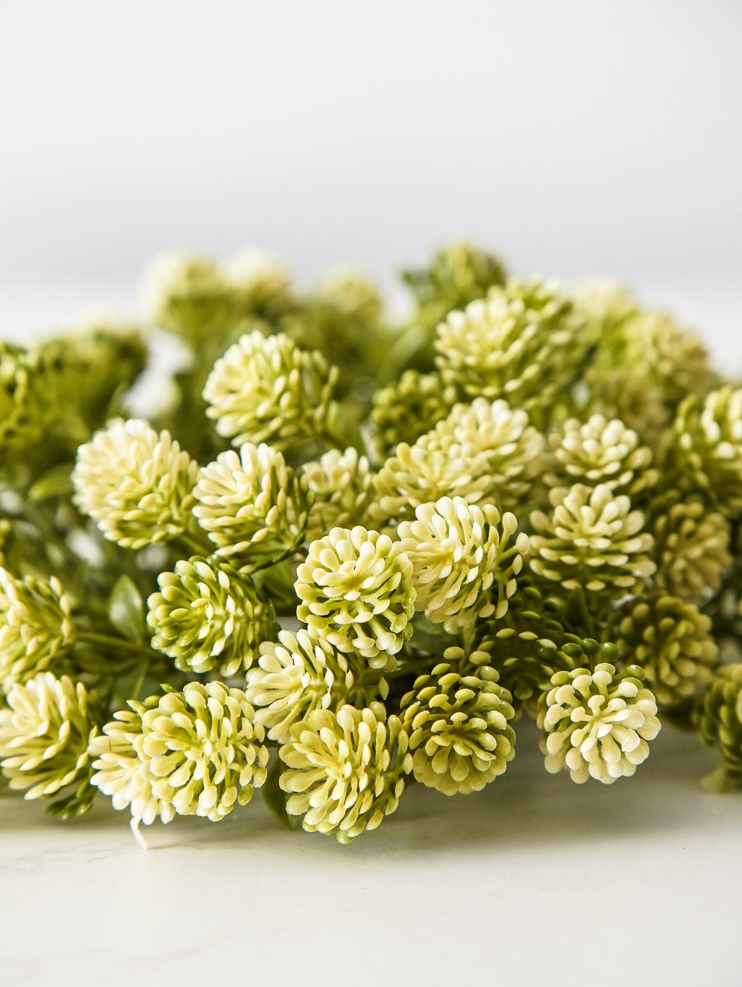 Willow Buds Candle Ring | Spring Green