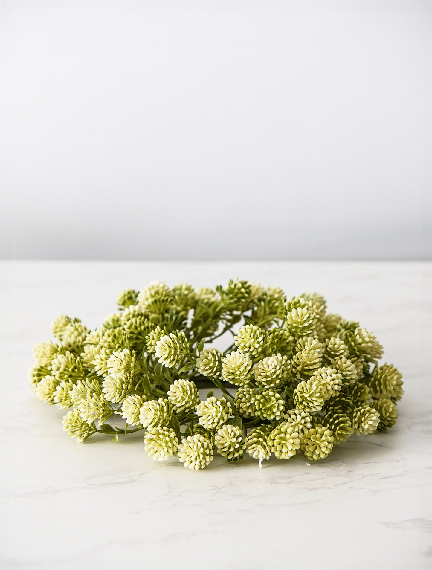 Willow Buds Candle Ring | Spring Green