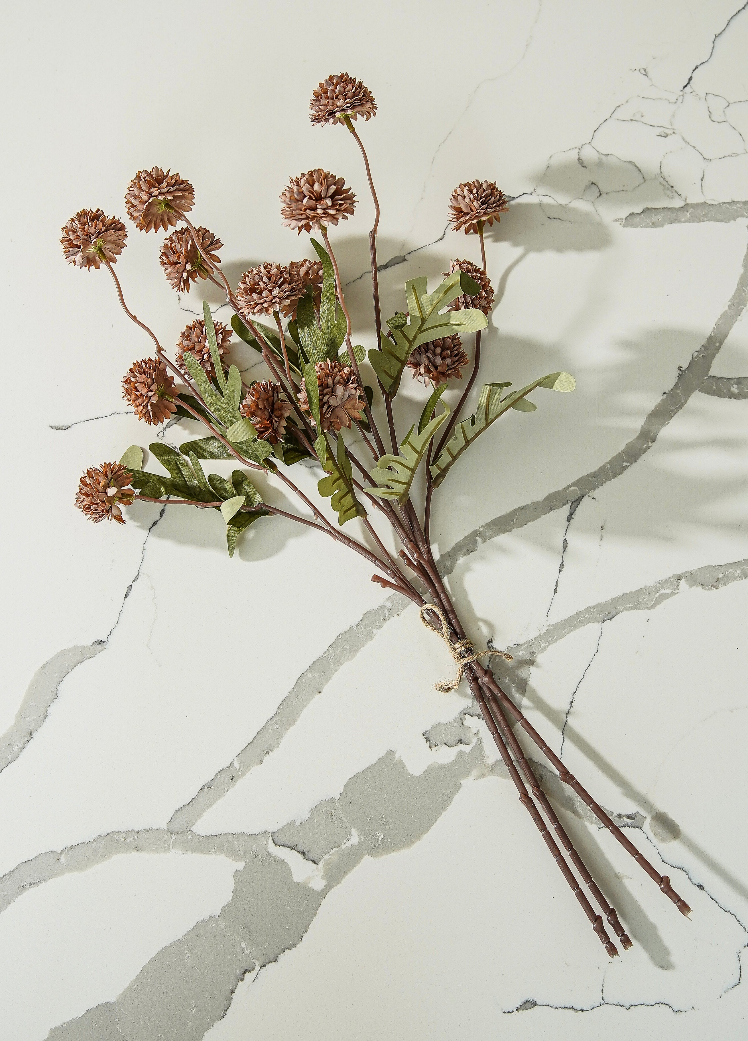 Taupe Fall Thistle Stem Bunch