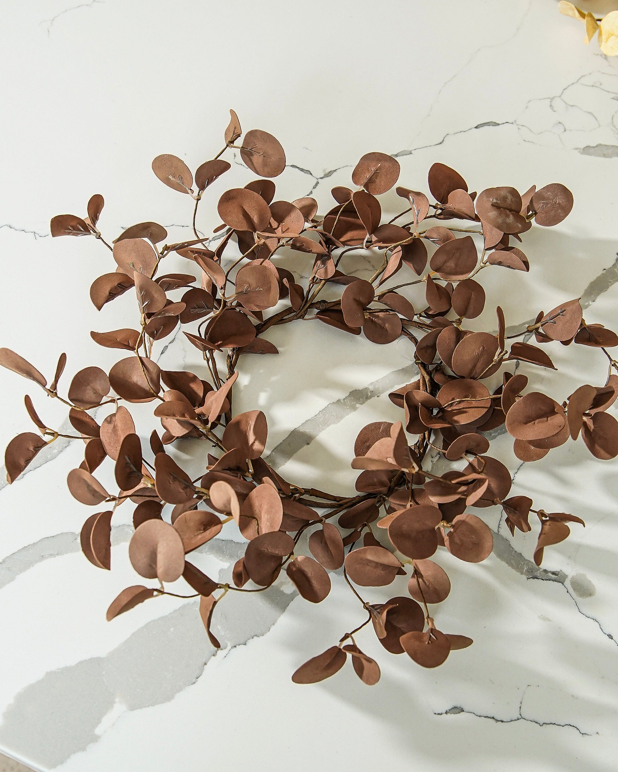 Mocha Eucalyptus Candle Ring