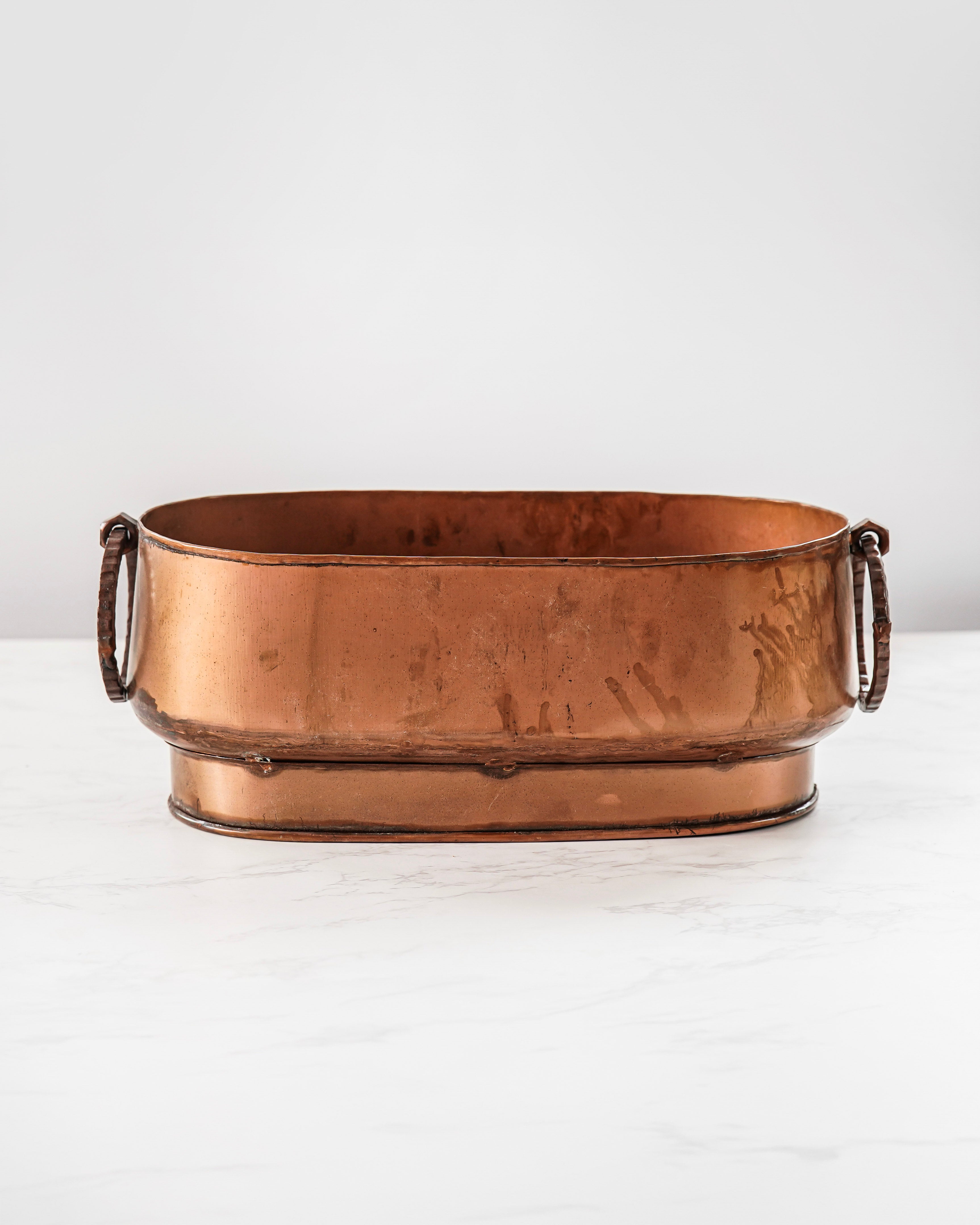 Hand-Finished Copper Garden Vessels