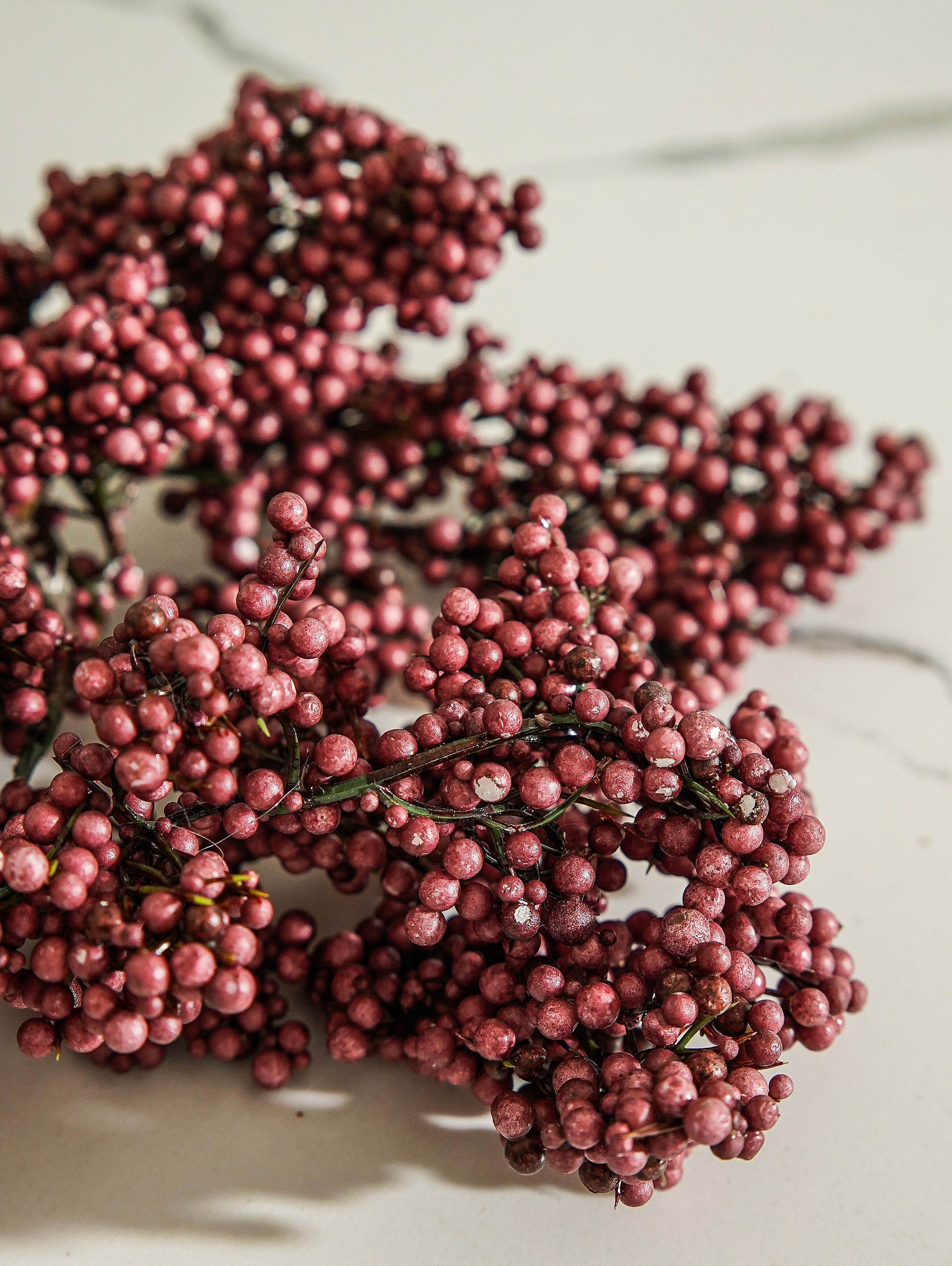 Muted Merlot Berry Stem