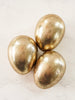 Decorative Gold Resin Egg | Set of 3