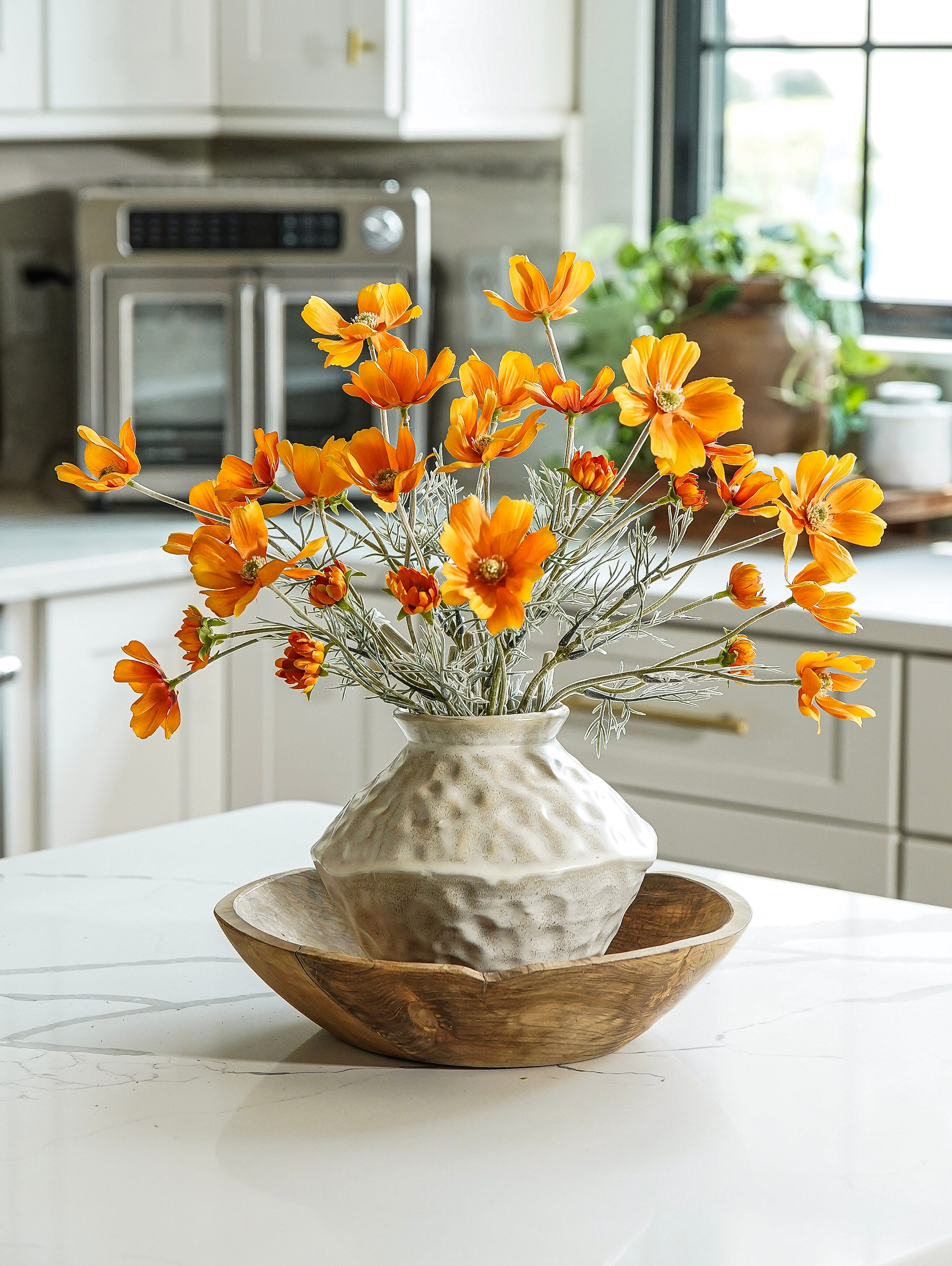 Sunset Marigold Cosmo Stem