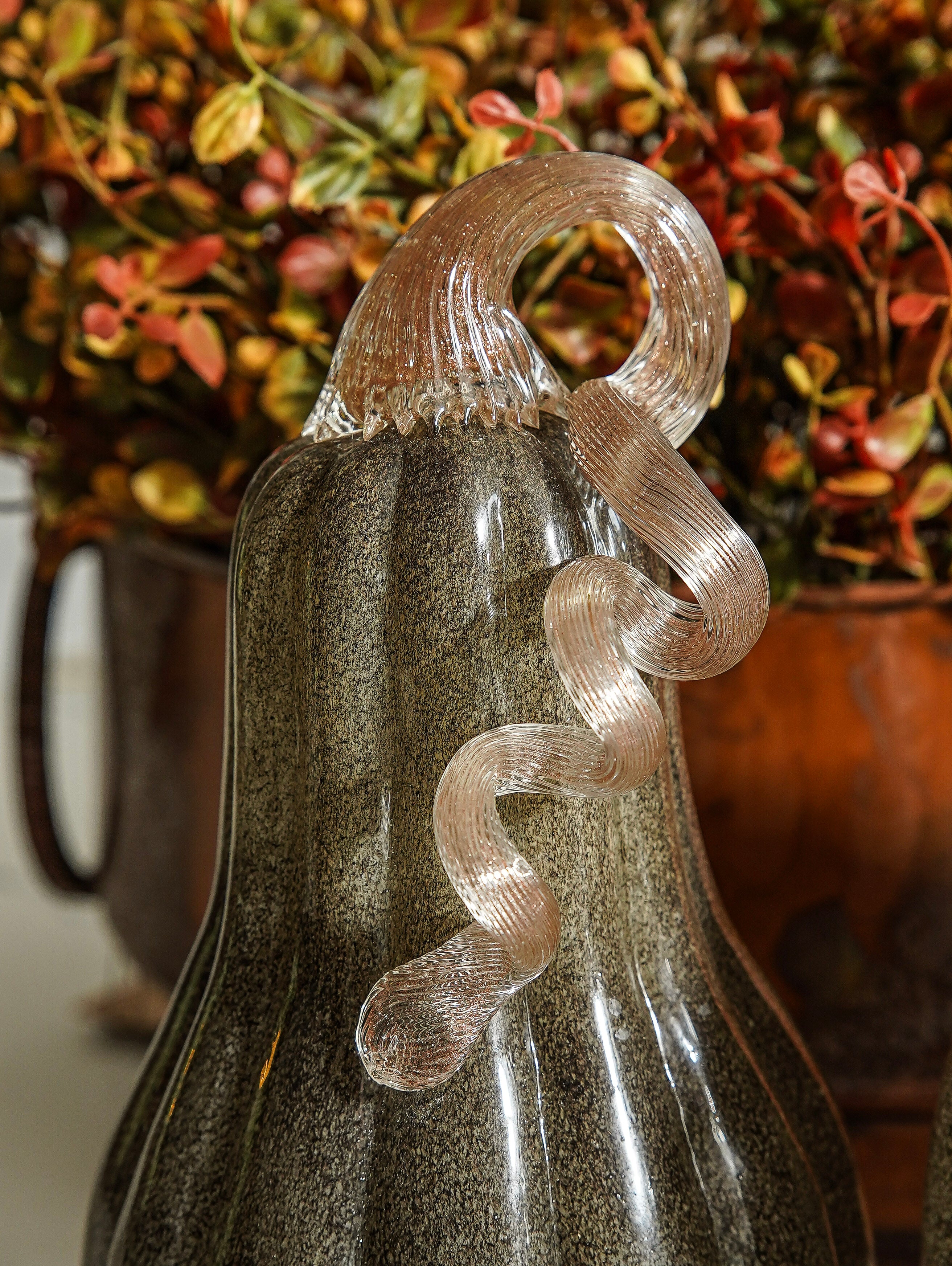 Hand-Blown Glass Pumpkin/Gourd