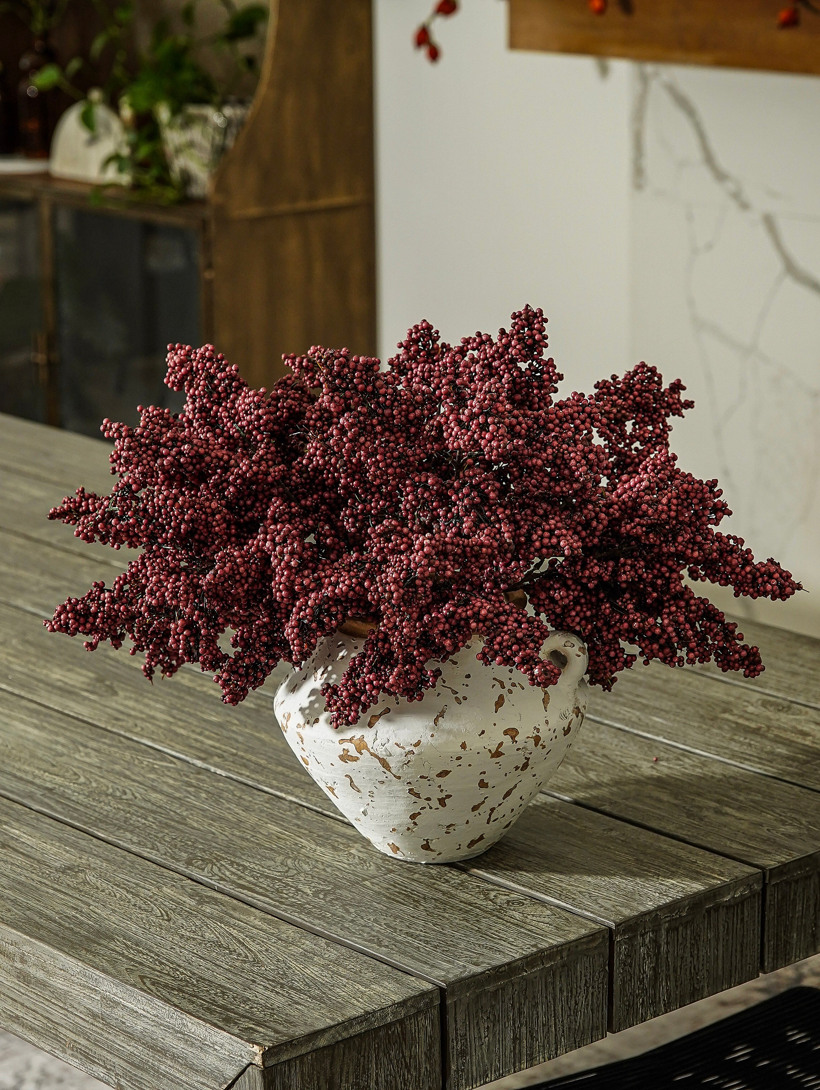 Muted Merlot Berry Stem