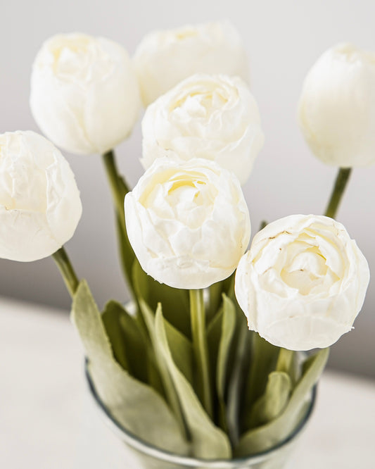 Dried-Look White Tulip Bundle