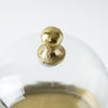 Glass Cloche with Gold Base