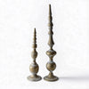 Brass Whitewashed Finial
