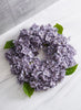 Real Touch Hydrangea Candle Ring | Lilac