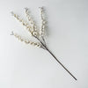 Weatherproof Icy White Berry Hanging Stem