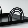 Shiloh Black Iron Tray | Square