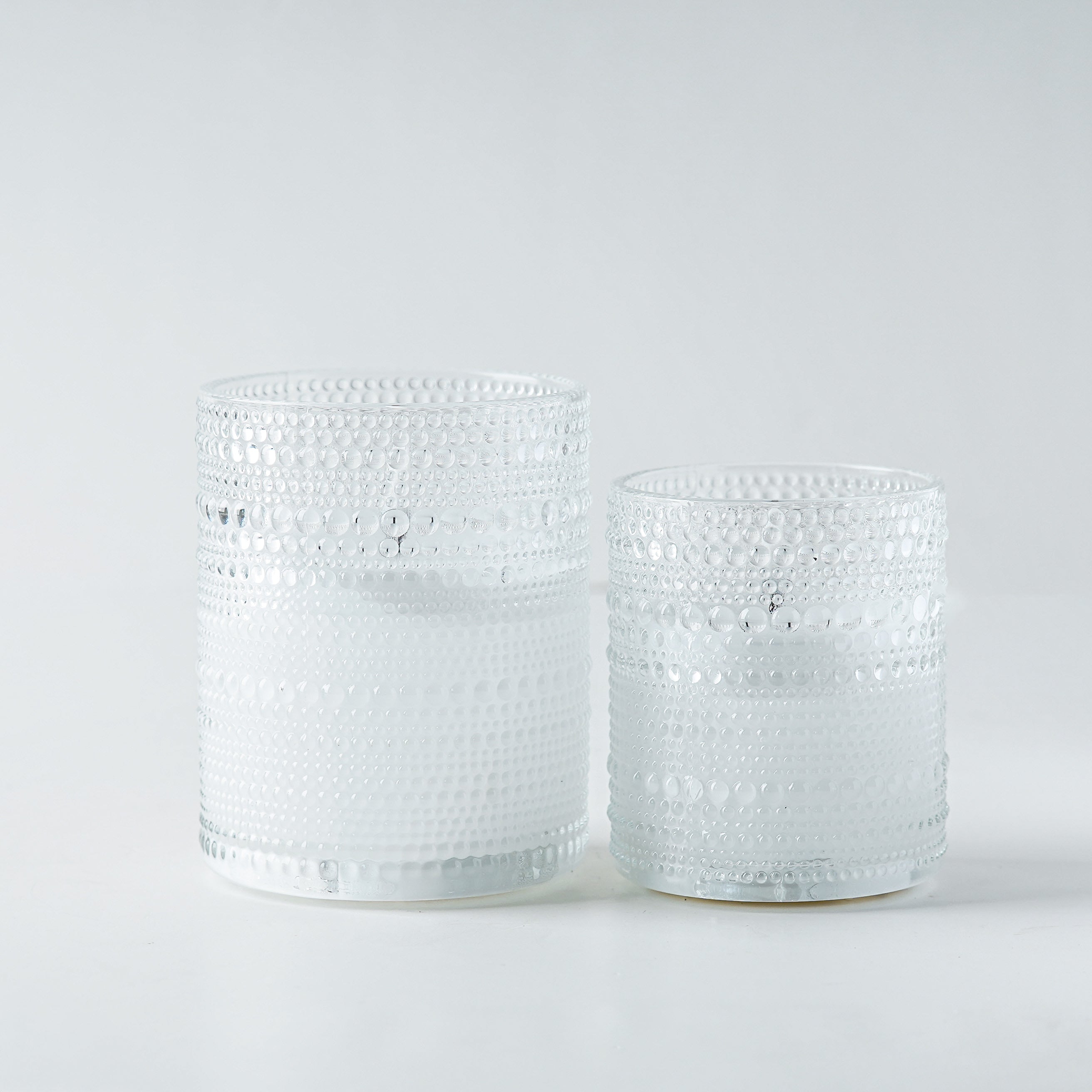 Depression Glass Flameless Candle