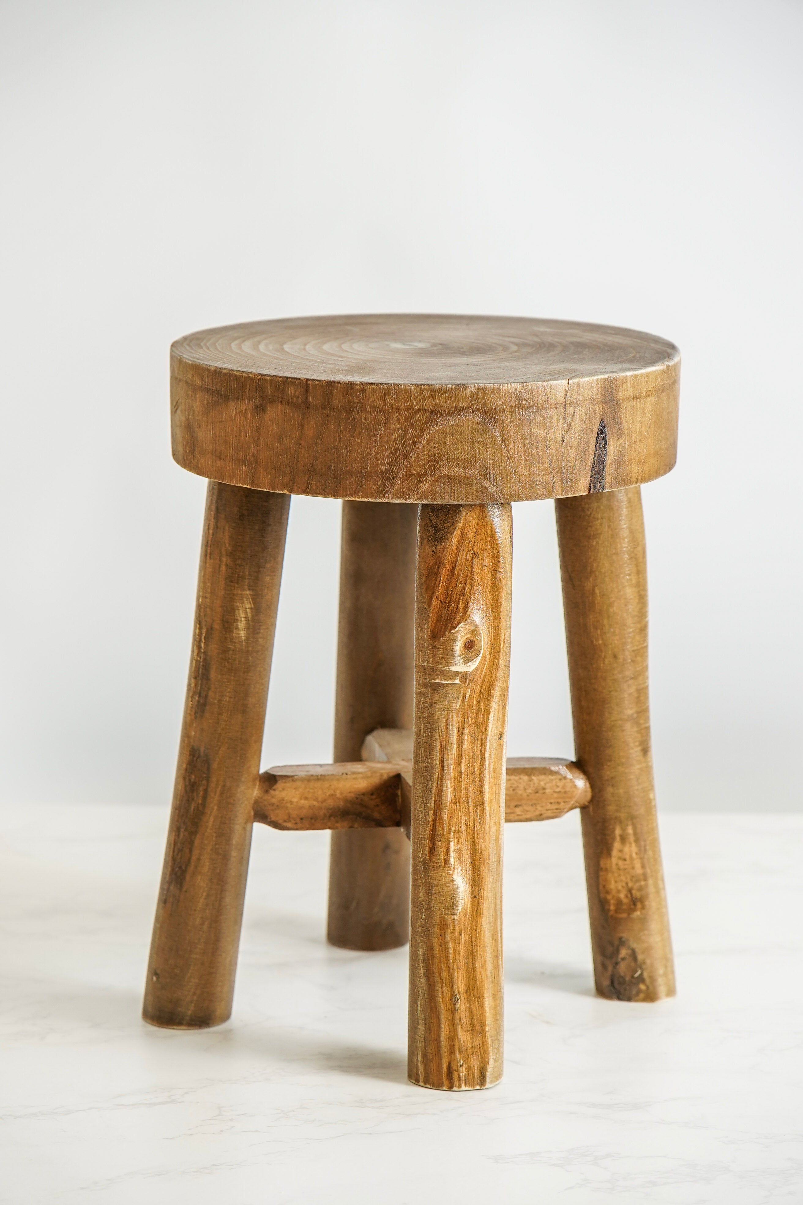 Wesley Wood Stool