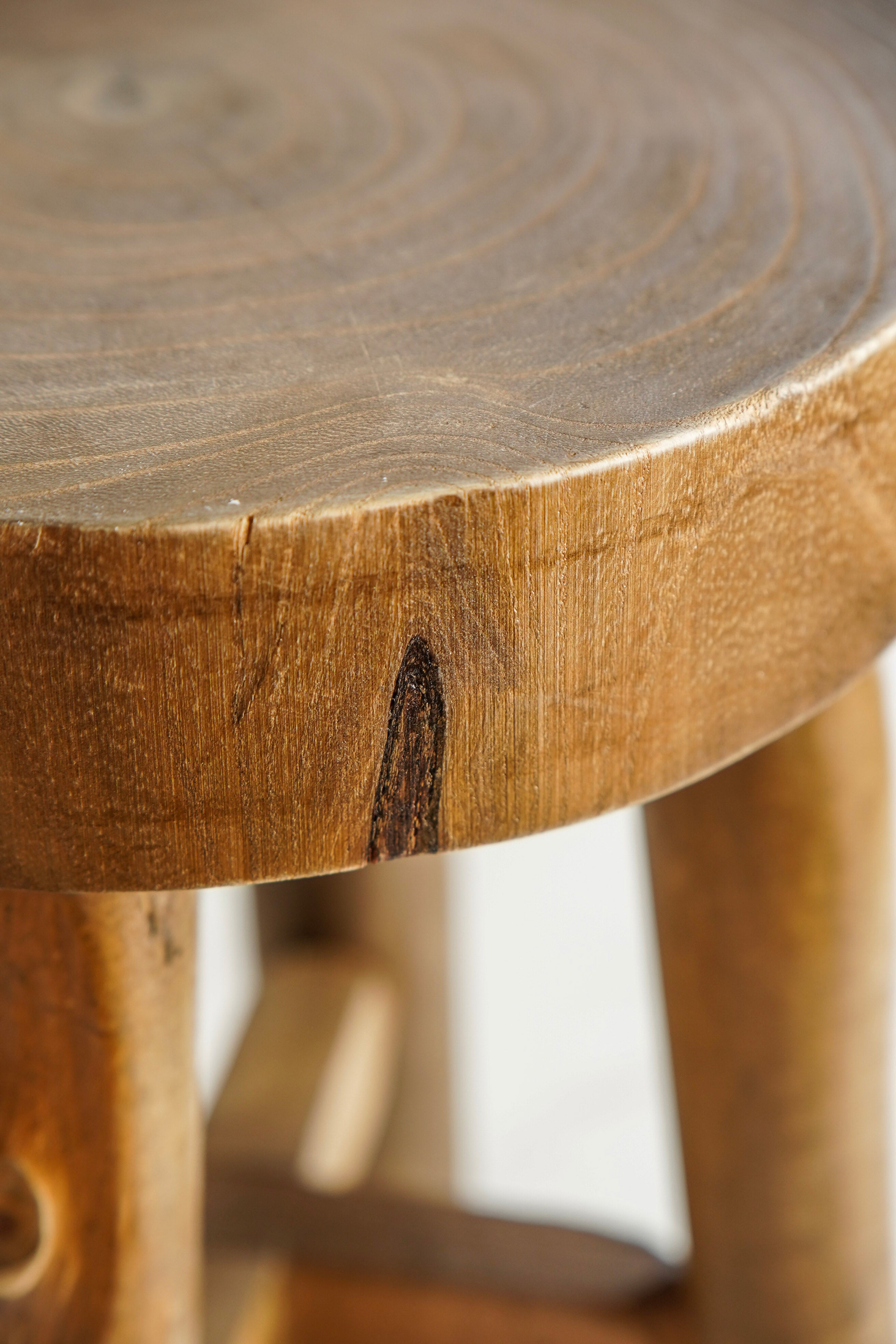 Wesley Wood Stool