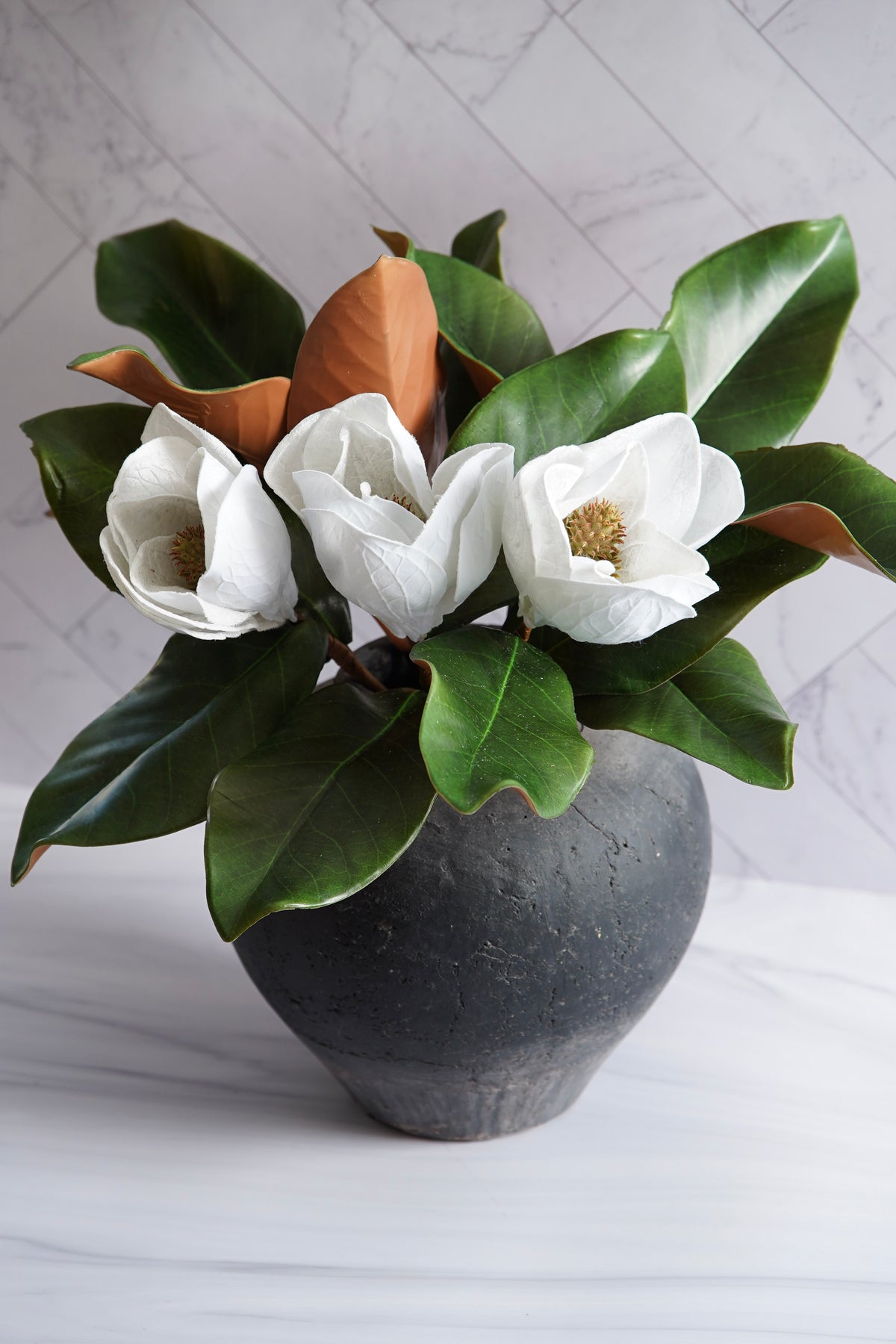 Real Touch Magnolia Leaf Stem