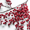 Weatherproof Icy Red Berry Garland