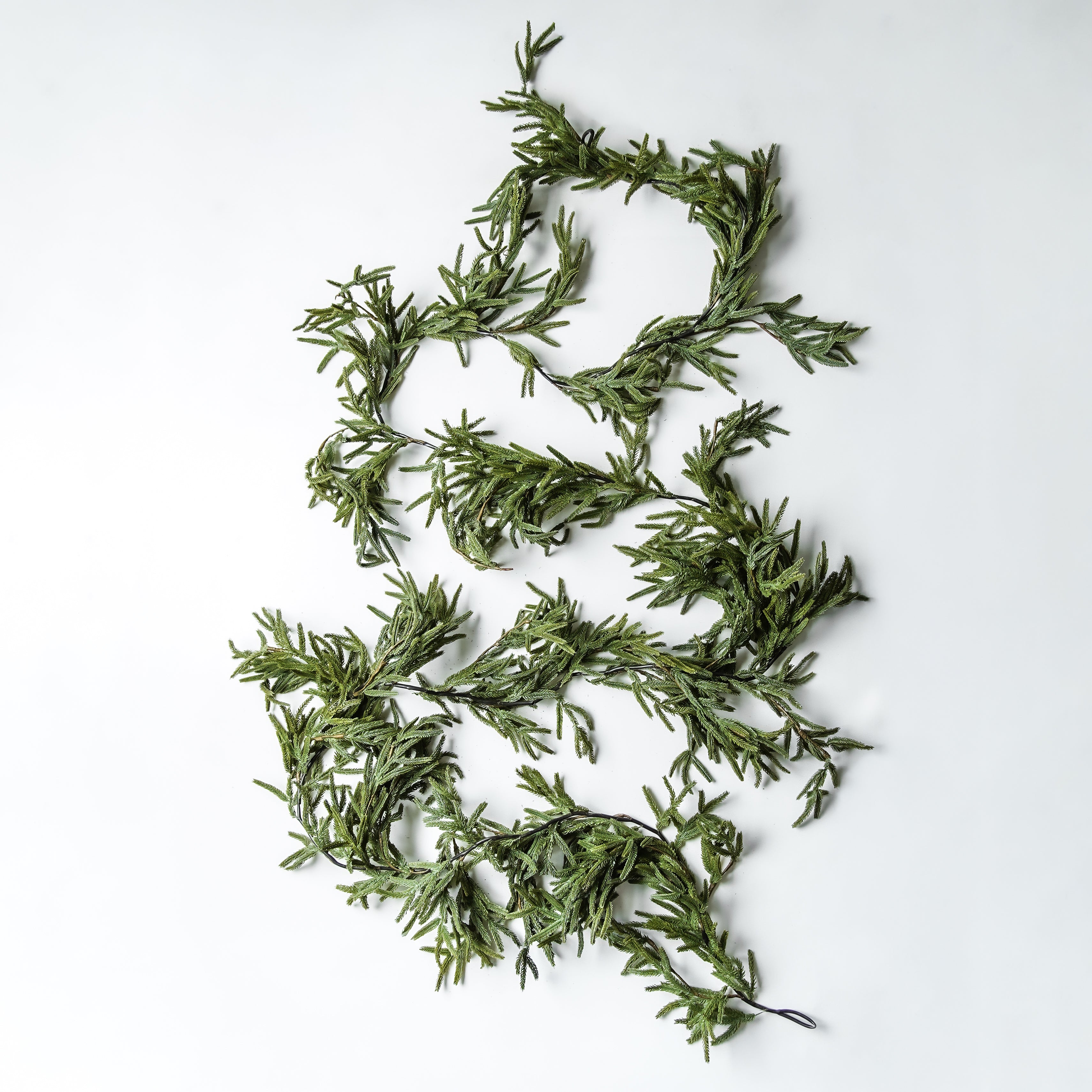 Real Touch Blissful Norfolk Pine Garland | 15'