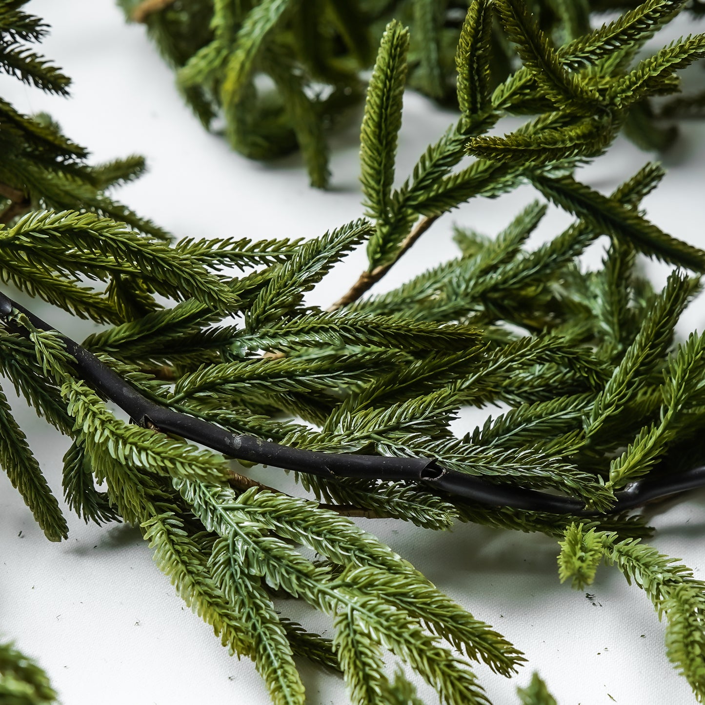 Real Touch Blissful Norfolk Pine Garland | 15'