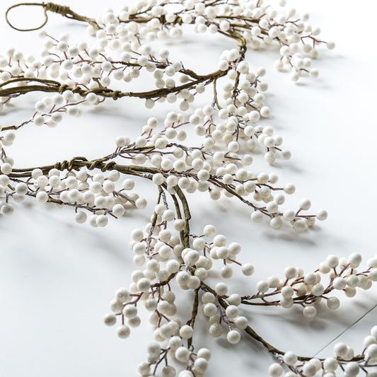 Icy White Berry Garland
