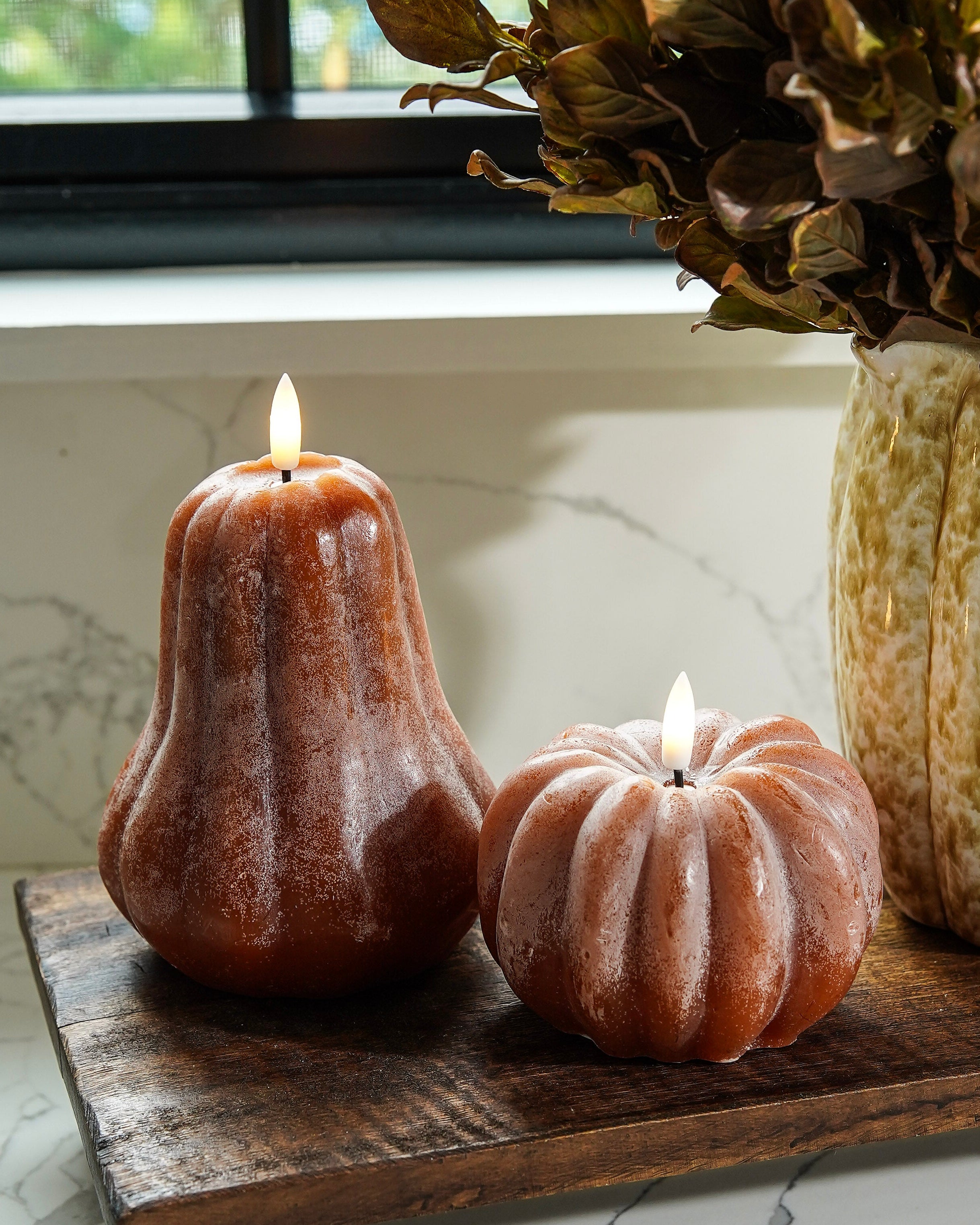 Flameless Autumn Candle