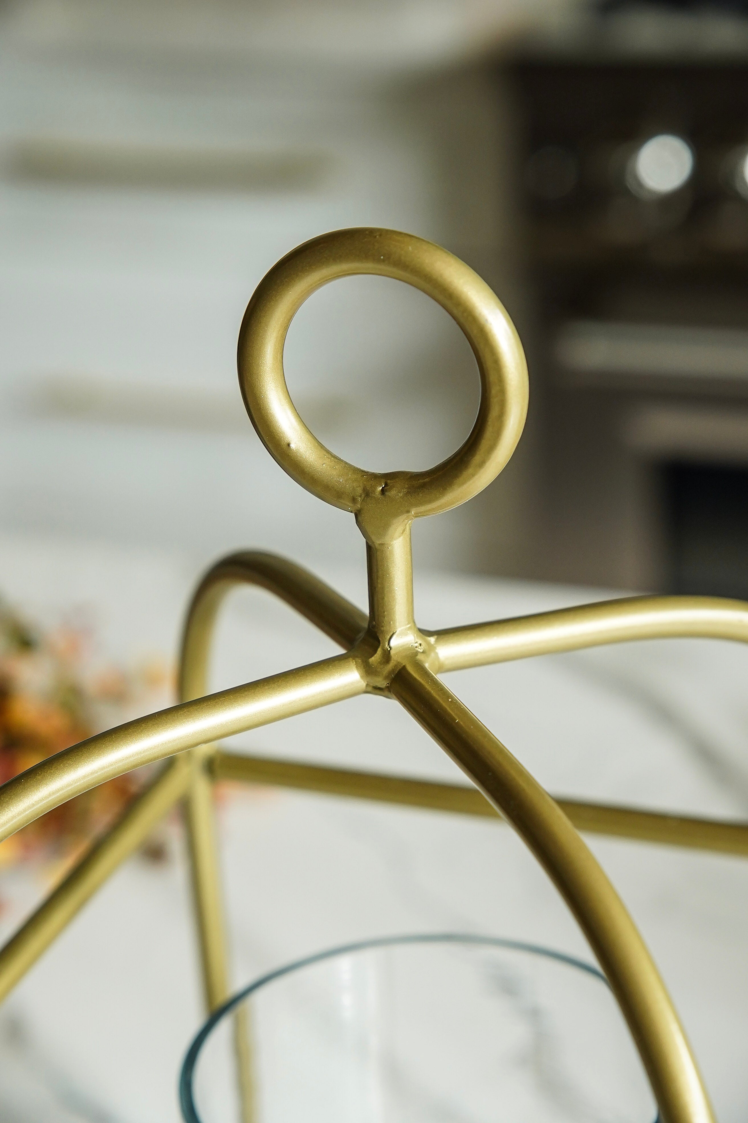 Brushed Gold Iron Lantern