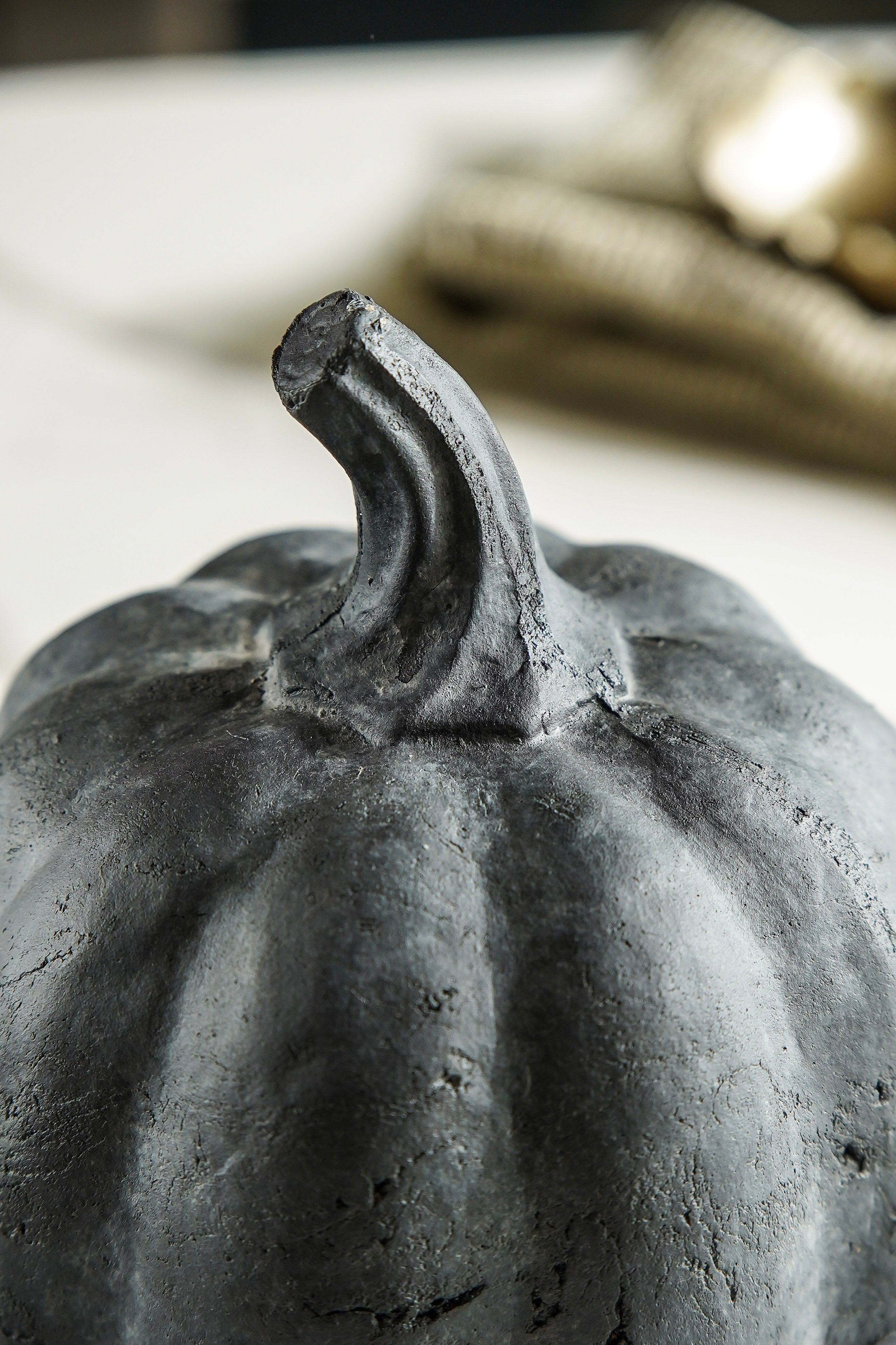Black Terracotta Pumpkin