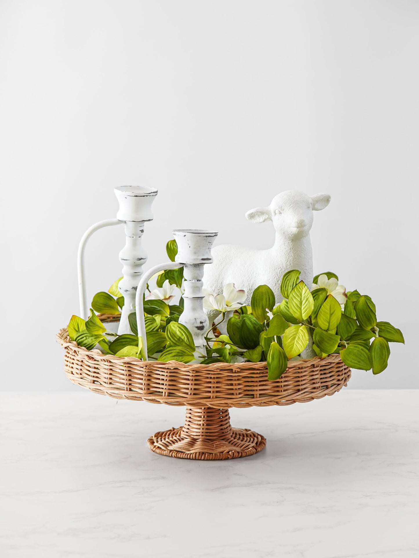 Dogwood Floral Candle Ring